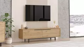 TV stovas, Hanah Home, Riešutas, 160 x 45,1 x 35,5 cm