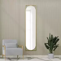 Veidrodis, Hanah Home, auksinis, 40 x 167, cm