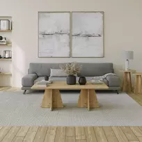 Kavos staliukas, Hanah Home, Sapphire Oak, 120 x 40 x 60, cm