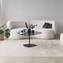 Kavos staliukas, Hanah Home, tamsiai pilka Juoda, 85 x 40 x 67, cm