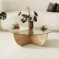 Kavos staliukas, Hanah Home, Sapphire Oak, 90 x 30 x 90, cm
