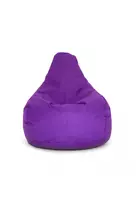 Sėdmaišis Hanah Home Damla, violetinė, 80 x 75 x 30