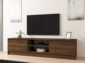 TV stovas, Hanah Home, graikinis riešutas Antracitas, 180 x 45 x 40, cm
