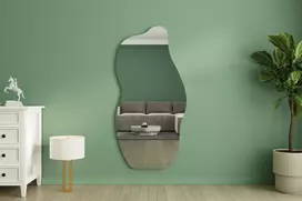 Veidrodis, Hanah Home, Smėlis, 70 x 175 x 2,2, cm