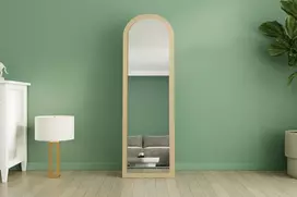 Veidrodis, Hanah Home, Smėlis, 50 x 160 x 2,2, cm