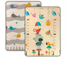 Kinder Bears and Whales foam roll-up mat