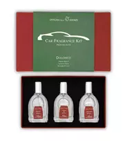 OFFICINA DELLE ESSENZE purškiamų kvapų automobiliui rinkinys Dolomiti 3x25 ml