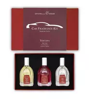 OFFICINA DELLE ESSENZE purškiamų kvapų automobiliui rinkinys Toscana 3x25 ml