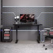 Stalo koja ERGO su el. mechanizmu, juoda