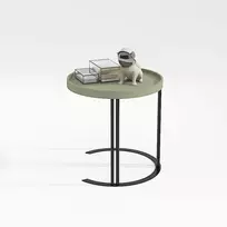 Šoninis staliukas KEIRA D50xH50cm, žalia