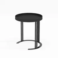 Šoninis staliukas KEIRA D40xH45cm, juoda