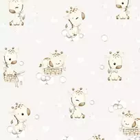 Dangčių rinkinys – 2 vnt. – 120x90, 40x60 – GIRAFFE – SMĖLIO SPALVOS