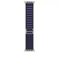 Apyrankė Apple Watch 49mm Navy Alpine Loop - Medium - Natural Titanium Finish