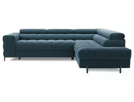 Kampinė sofa Ferucce, Loft, Tamsiai mėlyna