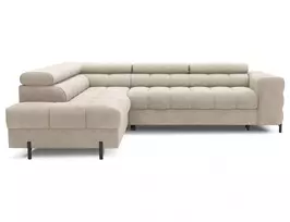 Kampinė sofa Ferucce, Loft, Smėlio spalva