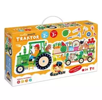 Motociklo dėlionė - Traktorius
