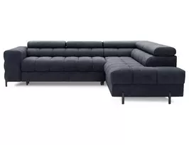 Kampinė sofa Ferucce, Loft, Tamsiai mėlyna