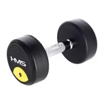 HG PRO 9 KG RUBBERIZED DUMBBELLS HMS