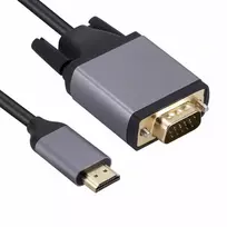 RoGer HD2VGCAB HDMI to VGA Cable 1,8m / 1080p60Hz / Gray