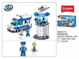 Konstruktorius Sluban Policijos konvojus M38-B1218, plastikas