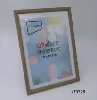 Rėmelis 21x30 plast VF3528 Notte rudas su ruoželiais | 14mm