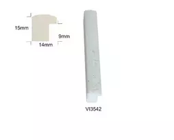 Rėmelis 21x30 plast VF3542 Notte kreminis su auksu | 14mm