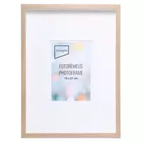 Rėmelis 21x30 AMRI med | su įgilintu pasportu nuotr. 13x18 | Šviesiai Rudas | 14mm