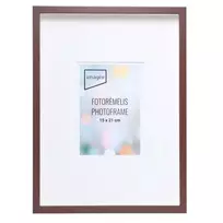 Rėmelis AMRI 30x40 med | su įgilintu pasportu nuotr. 15x20 | Rudas | 14mm