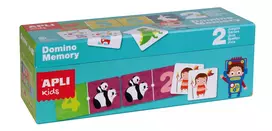 Apli Kids 2 viename žaidimai: DOMINO ir ATSIMINK