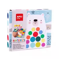 Apli Kids lipdukų žaidimas LOKYS
