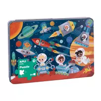 Apli Kids dėlionė metalinėje dėžutėje KOSMOSAS