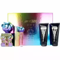 Rinkinys moterims Moschino Toy 2 Pearl EDP, 100 ml + kūno losjonas 100 ml + dušo želė 100 ml + mini EDP 10 ml