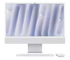Stacionarus kompiuteris Apple iMac 24” 4.5K Retina Nano-texture Glass, Apple M4 10C CPU, 10C GPU/16GB/256GB SSD/Silver/INT MD3H4ZE/A