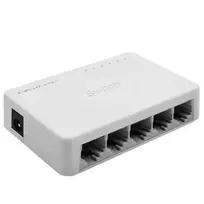 Qoltec 52247 Tinklo komutatorius 5 x RJ45 prievadas | 1000Mbps | LAN