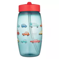 CANPOL BABIES sportinė gertuvė su užlenkiamu snapeliu CARS, 400 ml, 56/618_blu