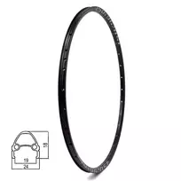 Ratlankis Rodi Ghost 28" (19x622) // 32H, diskiniams st., dvigubas, kniedytas