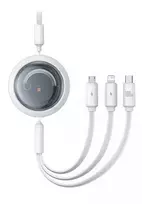 Baseus 3in1 Free2Draw Cable USB to M+L+C 100W 1.1m