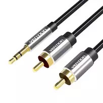 Vention cable 3.5MM TO 2xRCA BCFBG 1.5M BLACK