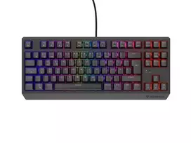 GAMING KEYBOARD GENESIS THOR 230 TKL DE RGB MECHANICAL OUTEMU RED BLACK HOT SWAP