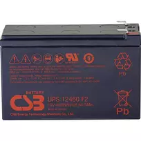CSB Battery Battery 12V, 9Ah, AGM | UPS12460F2 | 460 W