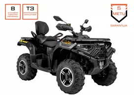 Keturratis Loncin Xwolf 700 L, juodas