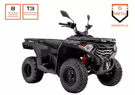 Keturratis Loncin Xwolf 300, juodas