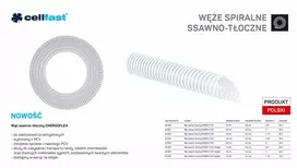 Siurbimo žarna vandens siurbliams Cellfast  38mm x 25m COLOURLESS ENERGO-FLEX