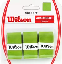 Apvija Lauko Teniso Raketei Wilson Pro Soft Absorbent Overgrip Žalia 3 vnt