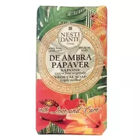 Nesti Dante „With Love & Care“ augalinis muilas su ambra ir aguonomis, 250 g