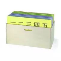 Medinė rašymo lentos dėžutėViga Toys