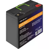Qoltec 53702 LiFePO4 ličio geležies fosfato akumuliatorius | 12,8 V | 24 Ah | 307,2Wh | BMS