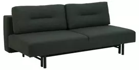 Malling sofa-lova, žalia Spirit 2, plieninis matinis juodas, 200x105x83 cm