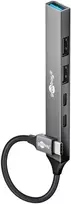 Goobay Slim 5-Port USB Hub, USB-C to USB-C/USB-A, 5Gbit/s | 74460