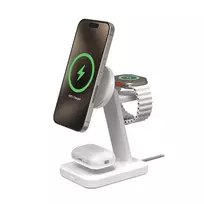 Belaidžio įkrovimo stovas Mophie  Snap+ 3in1 Wireless Charge Stand White